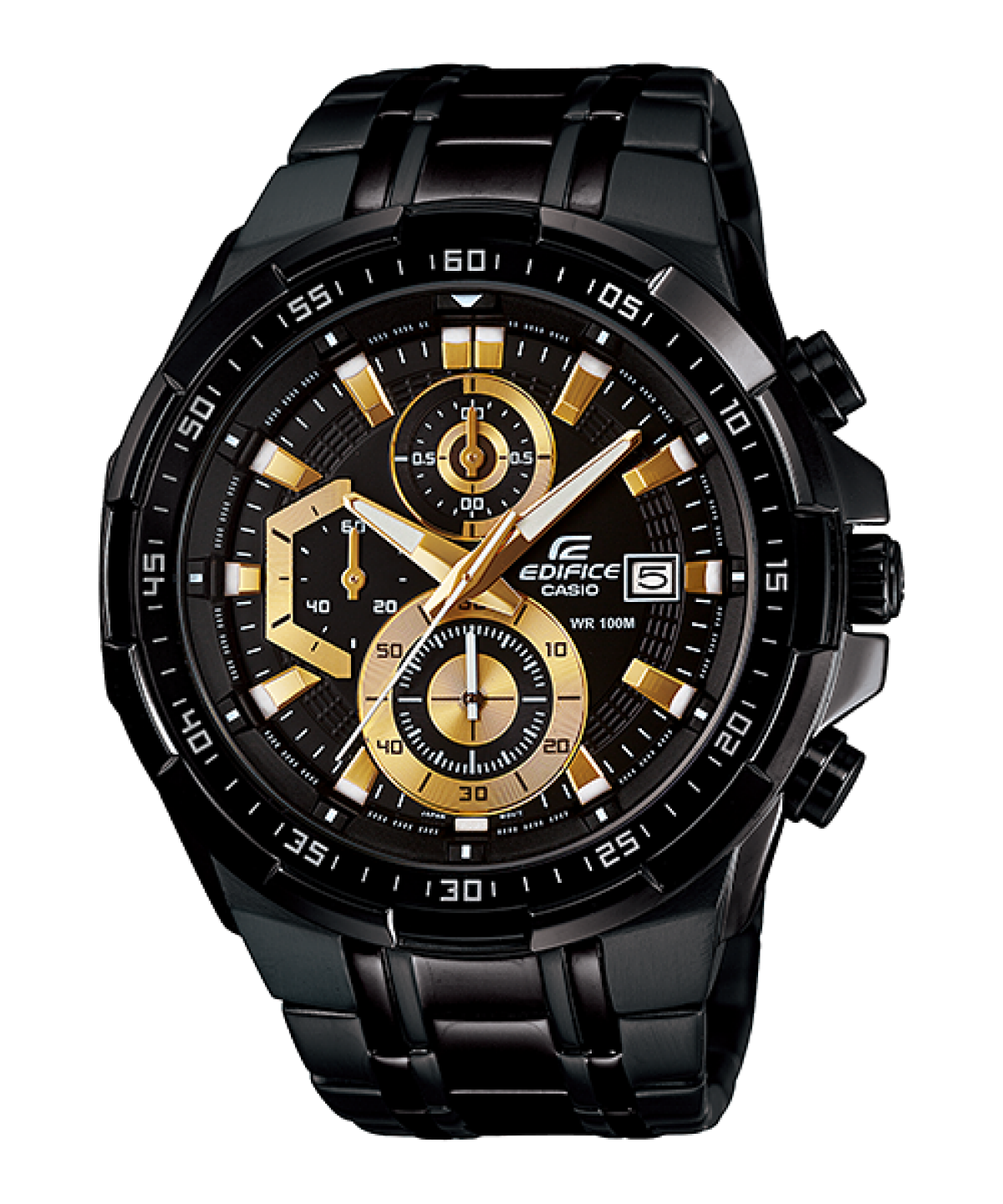 Edifice Full Black Metal Watch