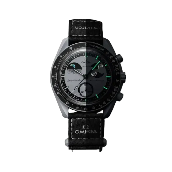 Omega
Swatch x Omega Bioceramic Mission To Earthphase