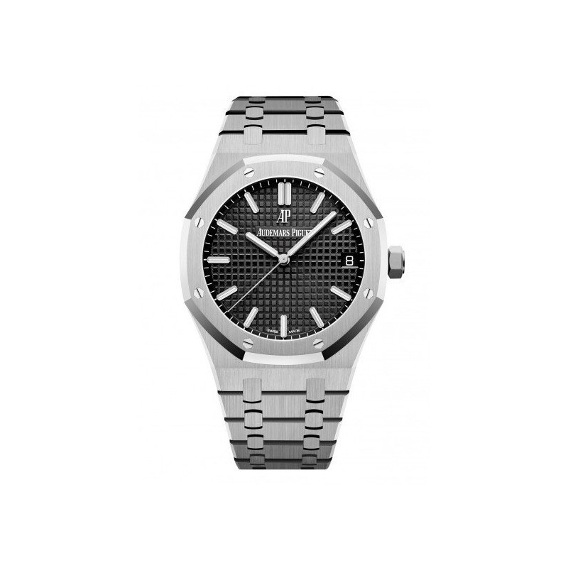 Audemars Piguet AP Royal Oak Silver Black Metal
