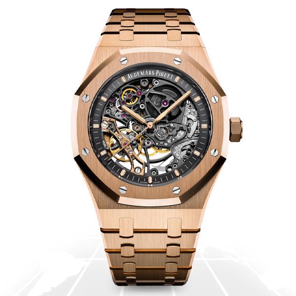 Audemars Piguet Skeleton AP Royal Oak Rosegold Skeleton Metal