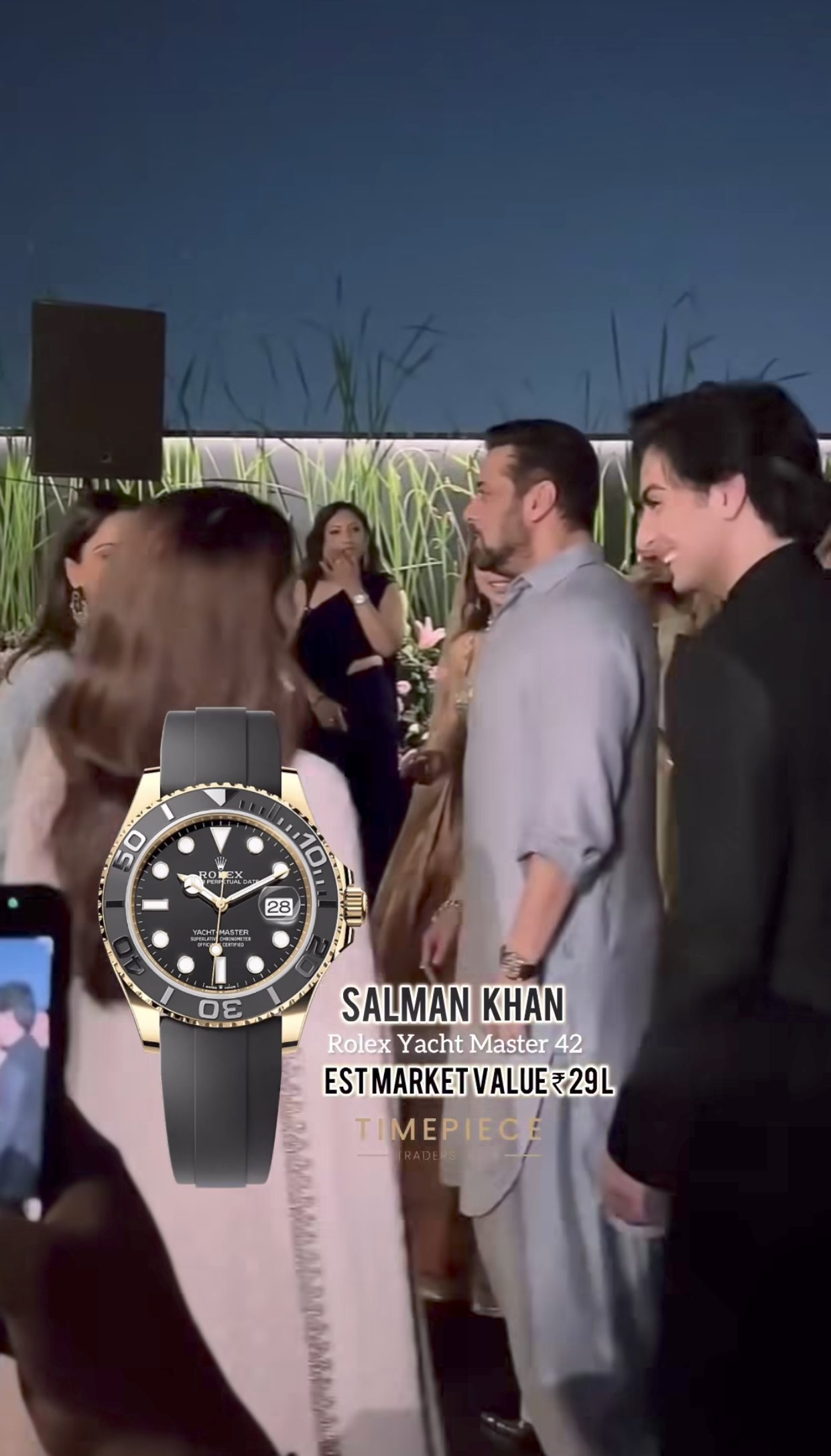 ROLEX YACHMASTER GOLD SALMAN KHAN EDITION