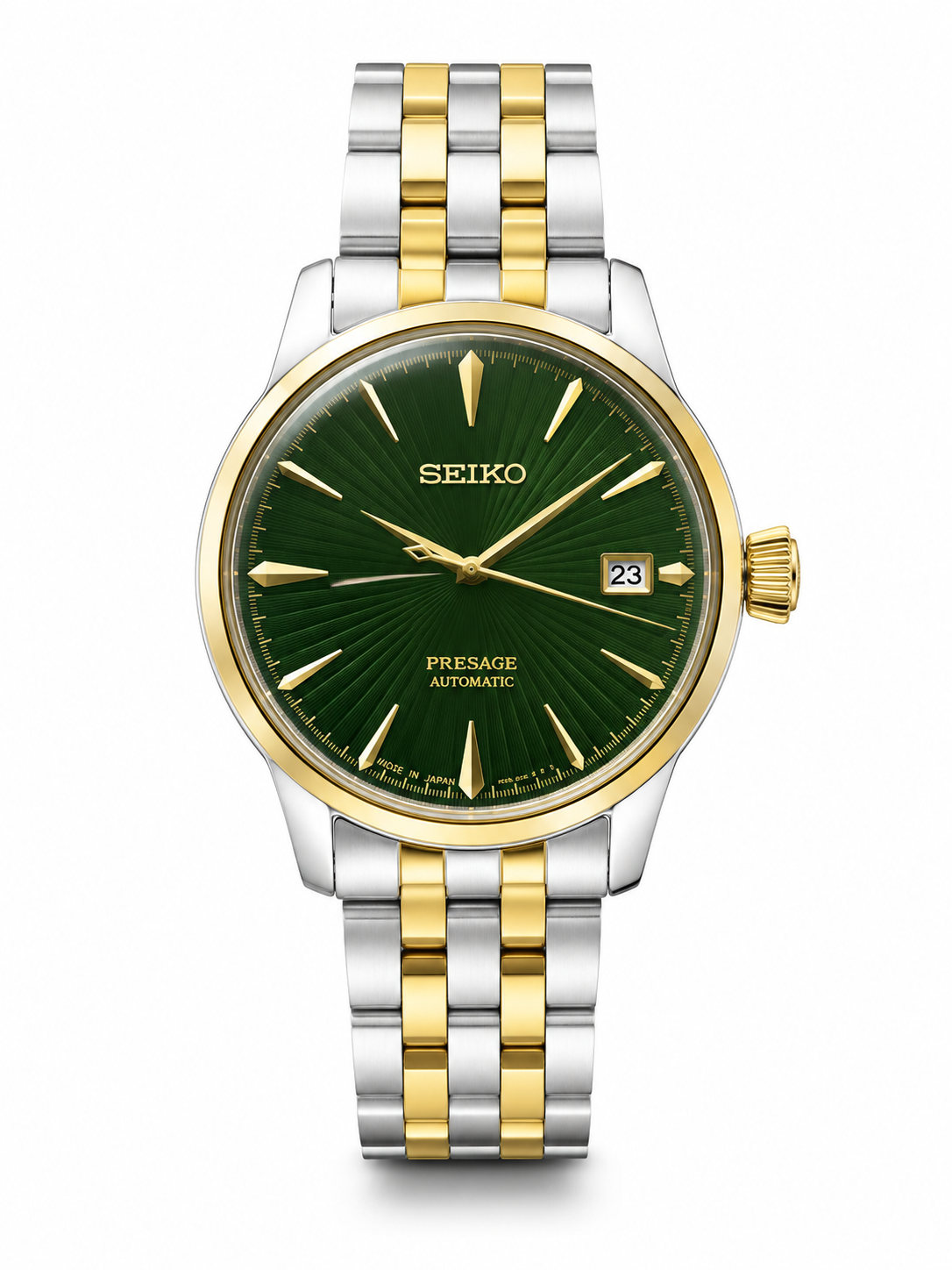 Seiko dual tone green