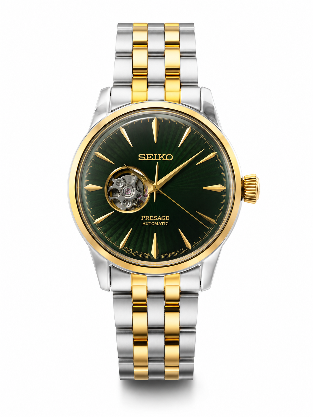 Seiko dual tone green