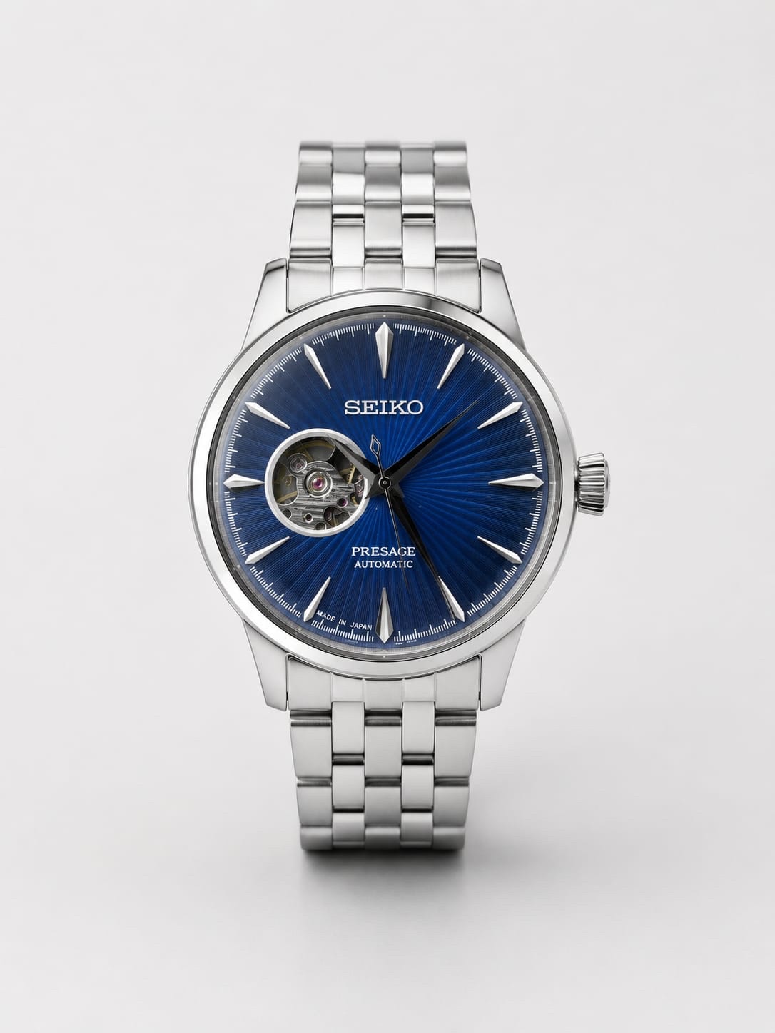 Seiko presage open heart(silver blue)