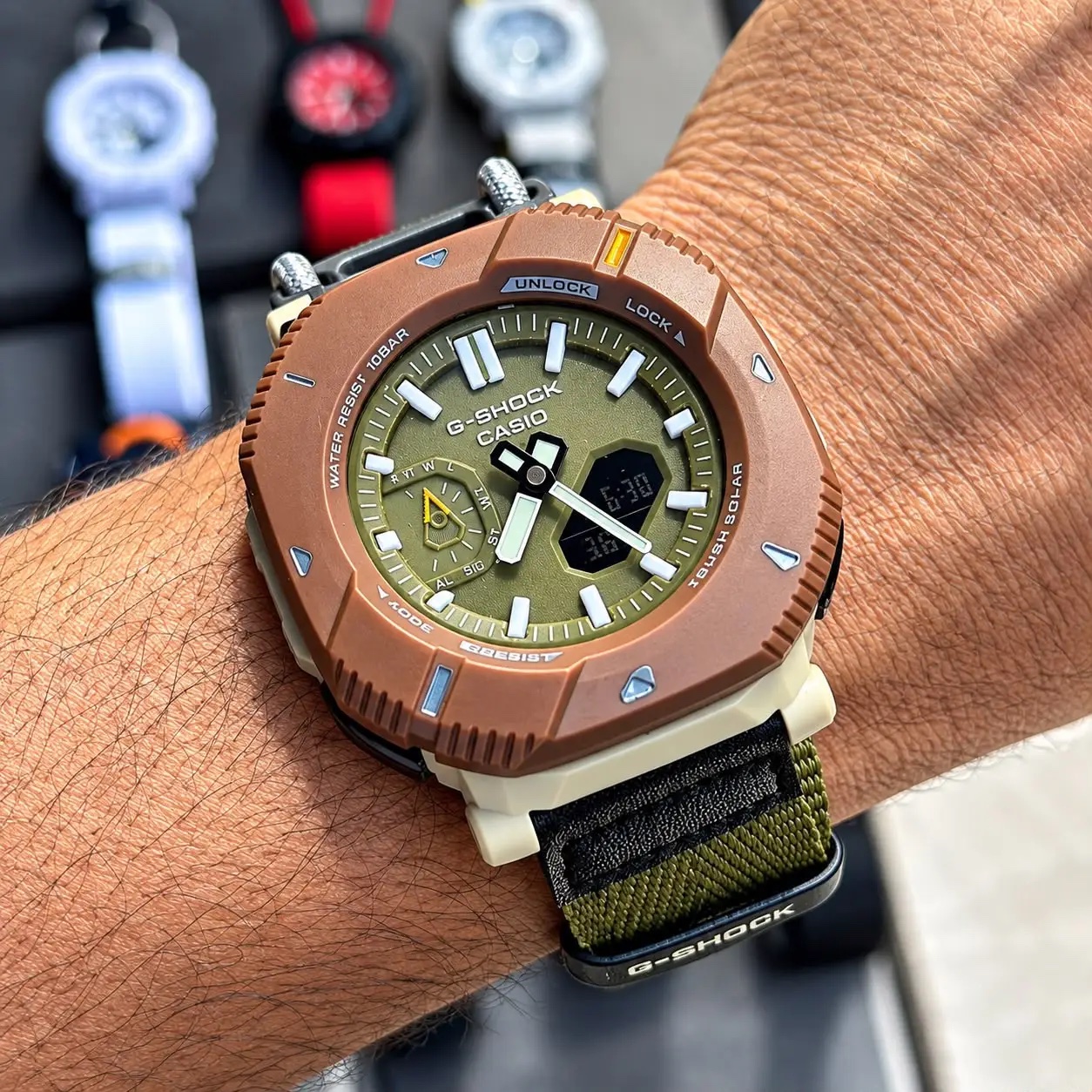 Casio pro trek green